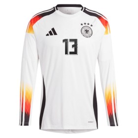 Camiseta de fútbol Alemania Muller 13 1ª equipación Euro 2024 Manga Larga